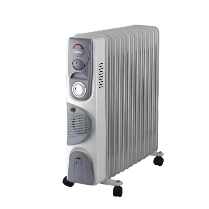 امبكس دفاية زيتية بمروحة 13 ريشة - 2500 وات - أبيض OHF 13