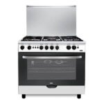 هاس فرن غازى 60*90سم 5عيون إشعال ذاتي أمان كامل ستيلHC960FE1