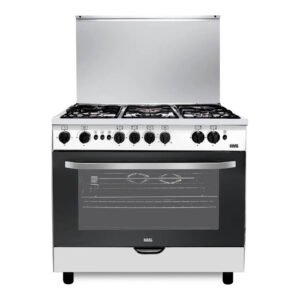 هاس فرن غازى 60*90سم 5عيون إشعال ذاتي أمان كامل ستيلHC960FE1