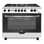 فرن غاز هاس 60*90 سم - 5 عيون - ستيل