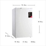 ارو ثلاجة باب واحد 3 قدم - أبيض RO-129LH