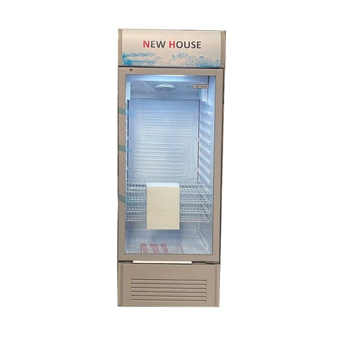 ثلاجة باب واحد عرض نيو هاوس 10.5 قدم - زجاج
