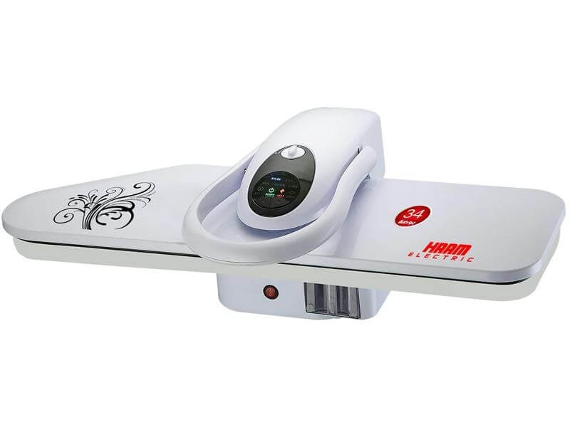 هام مكواه بخار كبس34 بوصة 2200 وات بشاشة-أبيض Hm34sp-wn21