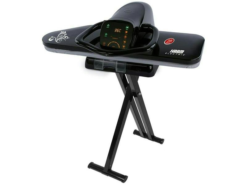 هام مكواه بخار كبس38 بوصة - بشاشة لمس -أسود Hm38sp-bt21