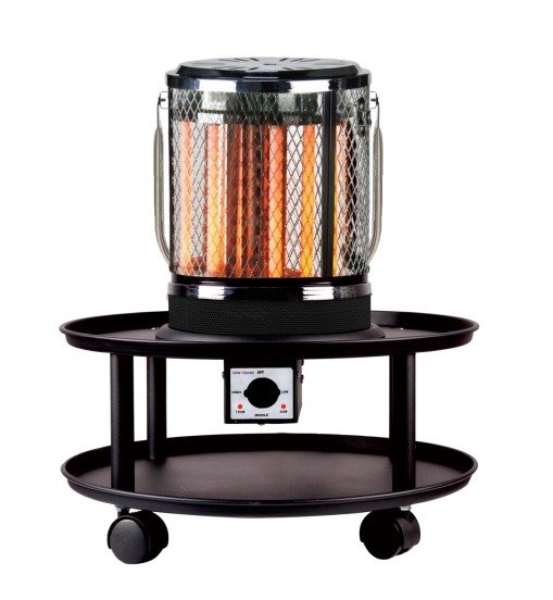 نيو هاوس دفاية كهربائية 2000 وات صحن مدور - اسود NW-B100