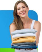 غسالة ال جي امامية 9 كيلو تجفيف 6 ك انفرتر – فضي