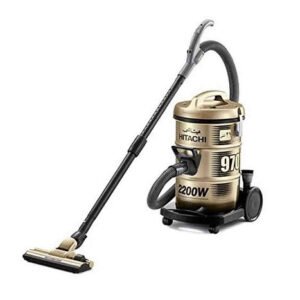 هيتاشي مكنسة برميل الكهربائية2200وات21لترذهبيCV-975FCSS220GB