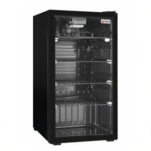 سرين ثلاجة صغيرة عرض باب واحد زجاج 3.2 قدم – أسود SRBC-94DF