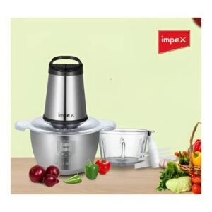 امبكس مفرمة كهربائية كومبو 2*1 - 350 وات - ستيل FC 3222