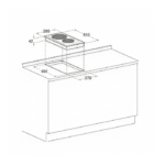 مسطح بلت ان اريستون كهربائى 2 عين حجر - 30 سم - ستيل