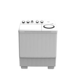 هايسنس غسالة حوضين 12 كيلو - أبيض WSCE121