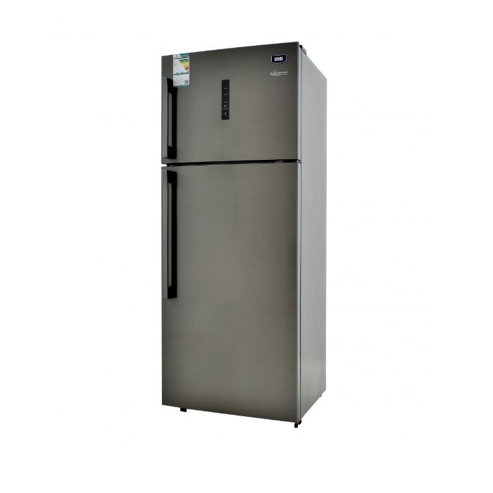 هاس ثلاجة بابين 19.9 قدم - فضي Hrk129sdin