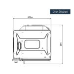 فرن كهربائي كومتيل بلت ان B66-362-10 MFRY3