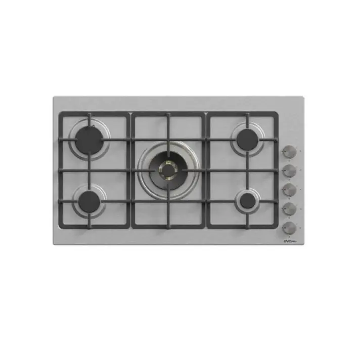 ستار واي مسطح بلت ان غاز 5 شعلة – 90 سم – ستيل SWBH9605-BF041 ستار واي مسطح بلت ان