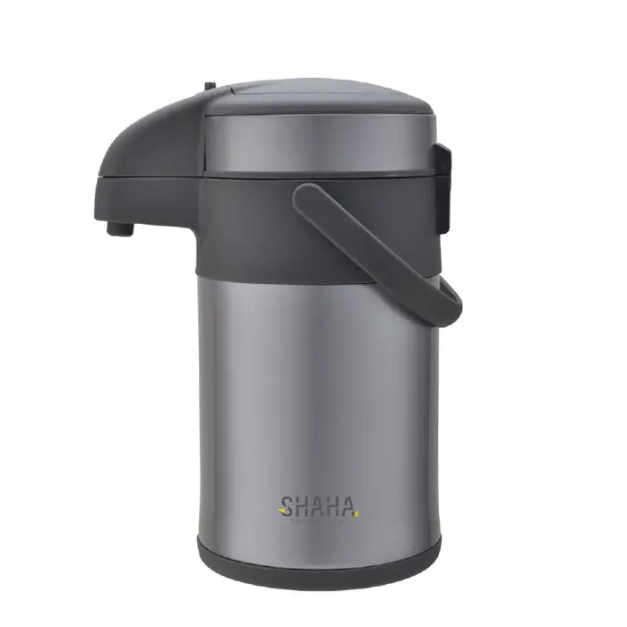 شاها ترمس شاي ضغاط 3 لتر _ رمادي 311115050 شاها ترمس شاي ضغاط
