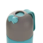 ⁦شاها زجاجة مياه سخن/بارد 300 مل يد سيليكون - أزرق 311115065⁩ - الصورة ⁦3⁩