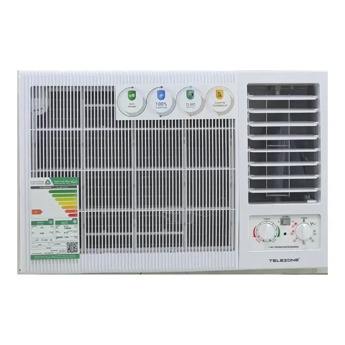 تليزون مكيف شباك 17200 وحدة روتاري – حار بارد TZW18H3 تليزون مكيف شباك