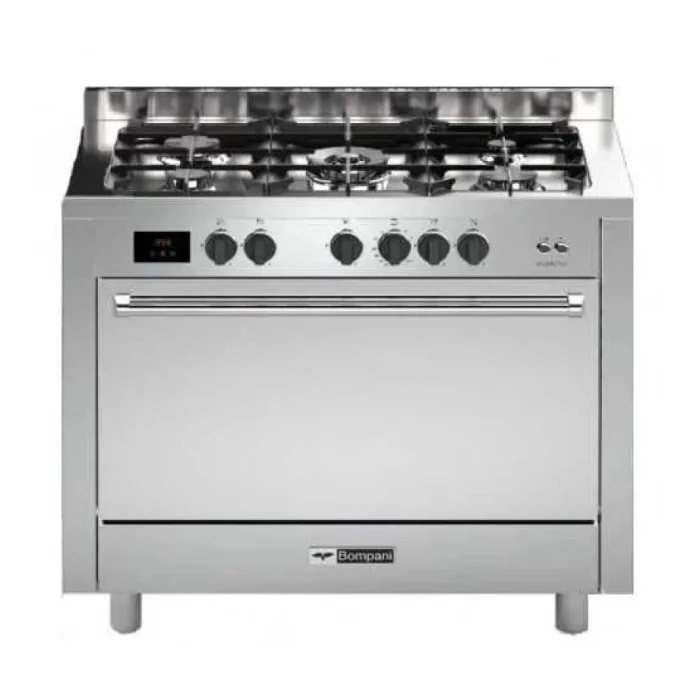 بومباني فرن الغاز 60*100 سم 5 عيون إيطالي – ستيل TECH100.GG5TCIX بومباني فرن الغاز