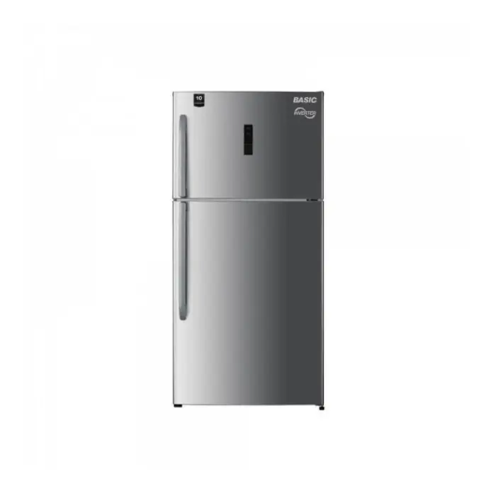 بيسك ثلاجة بابين 20 قدم - انفرتر - ستيل BRD-TIH740DSW بيسك ثلاجة بابين