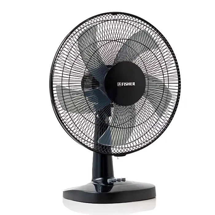 فيشر مروحة طاولة 5 شفرات - 3 سرعات - أسود FFT-5B3S فيشر مروحة طاولة