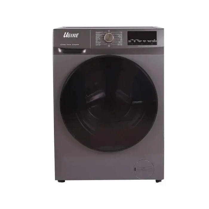 أوجين غسالة ملابس امامية 12 كيلو - ستيل UWHFLW12S أوجين غسالة ملابس