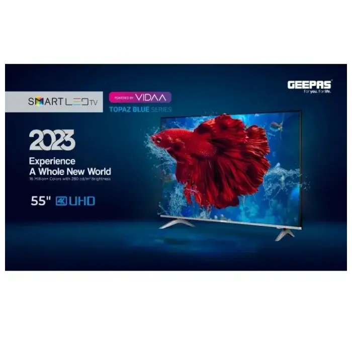 جيباس شاشة سمارت 55 بوصة 4K FHD - LED - اندرويد GLED5508SFHD جيباس شاشة 4k