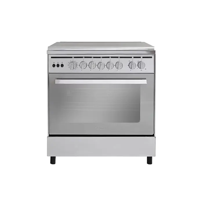 جنرال سوبريم فرن الغاز 5 شعلات 55*80 سم أمان كامل – ستيل GS8055FRGS جنرال سوبريم فرن الغاز