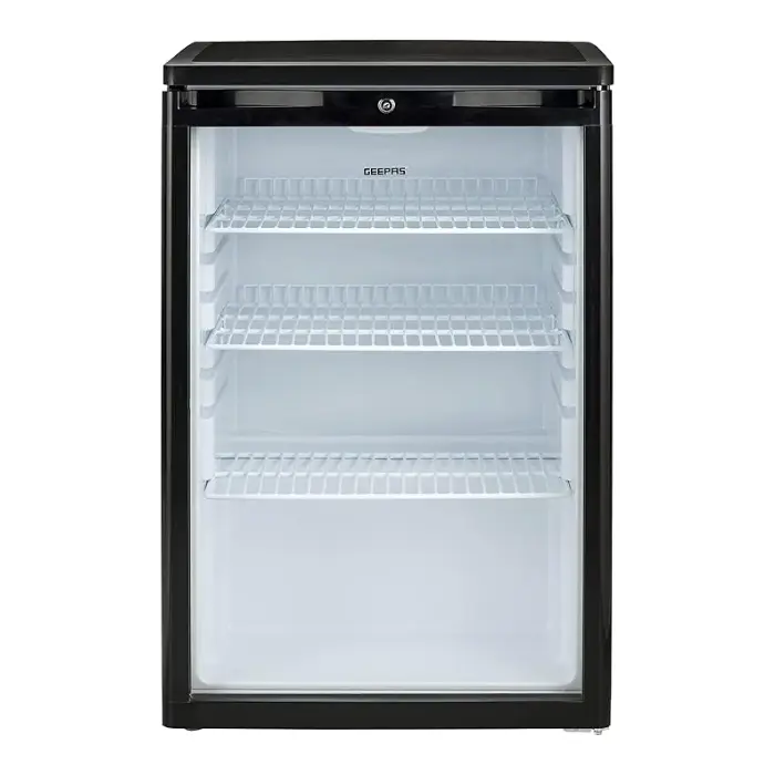 جيباس ثلاجة باب زجاج عرض 165 لتر - اسود GSC1601BE جيباس ثلاجة