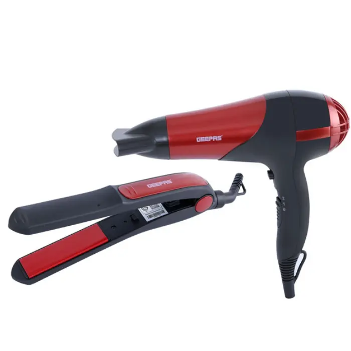 جيباس مصفف ومجفف الشعر 2200 وات - أحمر GHF86036 جيباس مصفف ومجفف