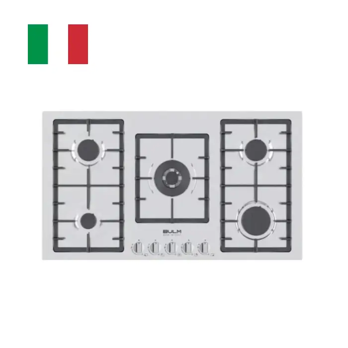 بولم مسطح غاز 5 عيون بلت ان 90 سم ستيل – B95-902X بولم مسطح غاز
