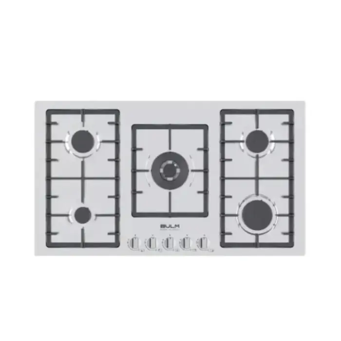 بولم مسطح غاز 5 عيون بولم بلت ان 90 سم – ستيل B95-902X بولم مسطح غاز