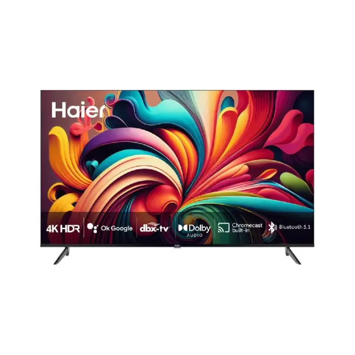 هاير شاشة 65 بوصة سمارت (DLED - 4K UHD- Android ) - أسود H65K801UG هاير شاشة 65 بوصة