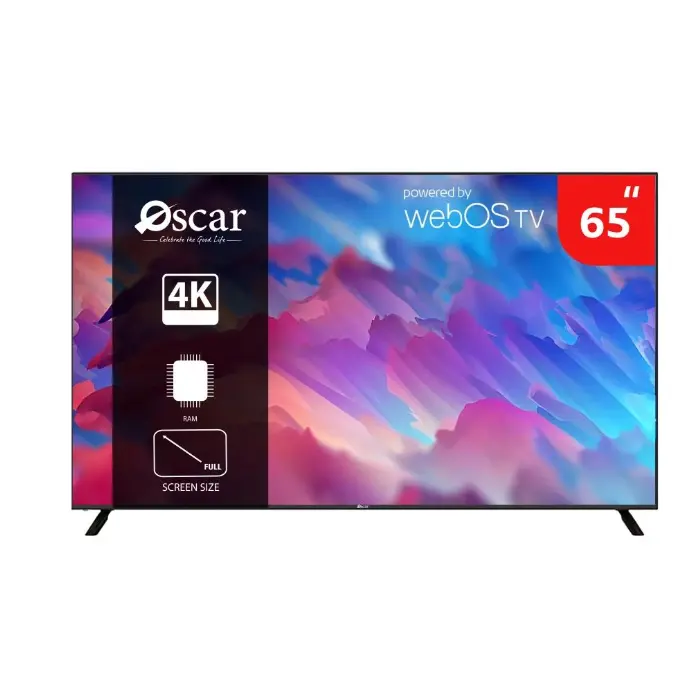 أوسكار شاشة سمارت 65 بوصة (LED – WebOS – 4K UHD ) OS65PW4KM أوسكار شاشة سمارت