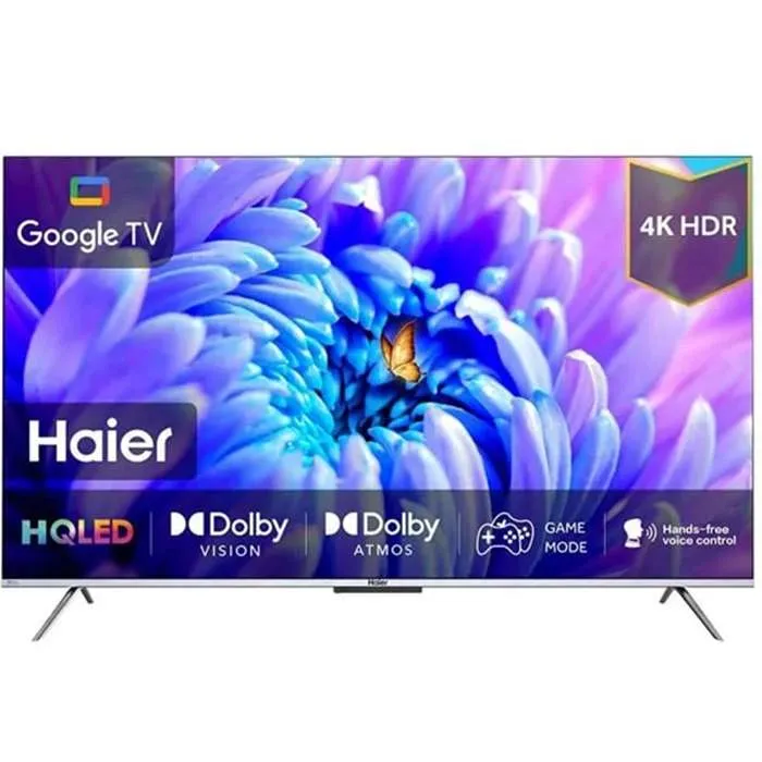هاير شاشة سمارت 55 بوصة QLED – 4KUHD – جوجل تى فى H55P751UX هاير شاشة سمارت