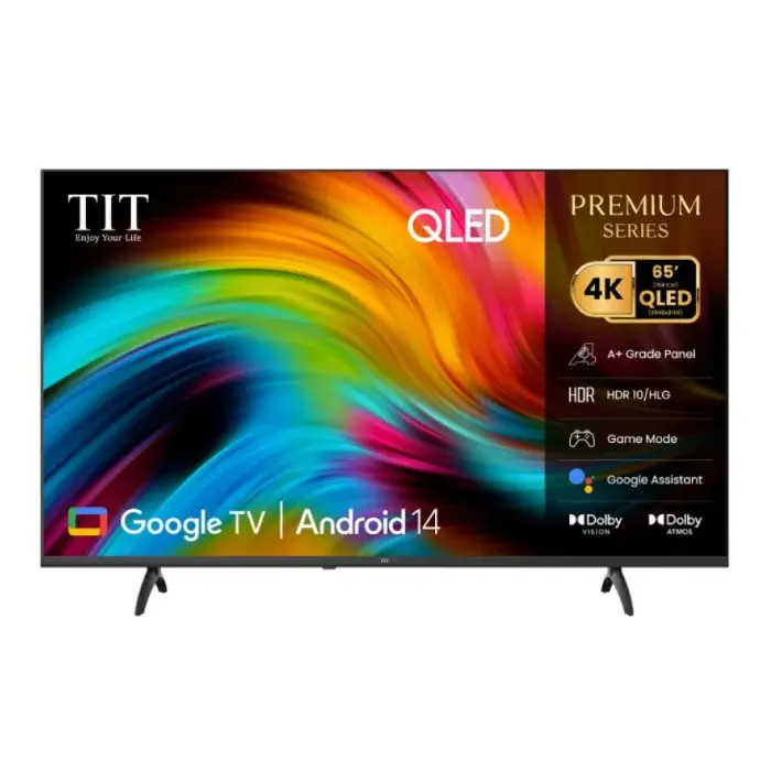 تى اى تى شاشة 65 بوصة (QLED – 4KUHD – أندرويد ) 65QG2025 تى اى تى شاشة 65 بوصة