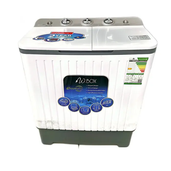 دبليو بوكس غسالة حوضين 8 كيلو – أبيض WB1213L دبليو بوكس غسالة