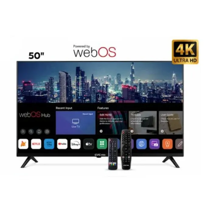 جى فى سى برو شاشة 50 بوصة سمارت ( LED – 4K UHD – WebOS ) 50GW6101 جى فى سى برو شاشة 50 بوصة